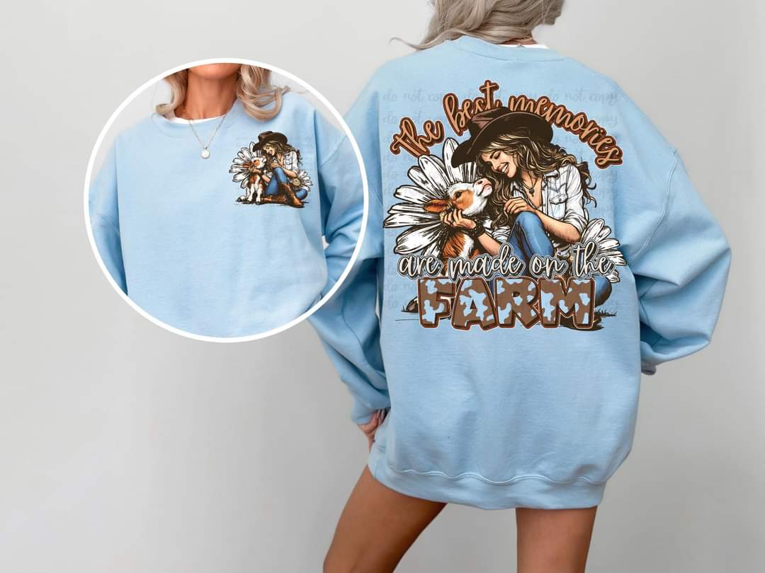 The Best Memories Are made On The Farm-SHIRT