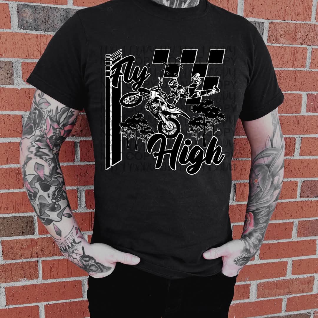 Fly High Motorcycle - Shirt Sw.S.D.25
