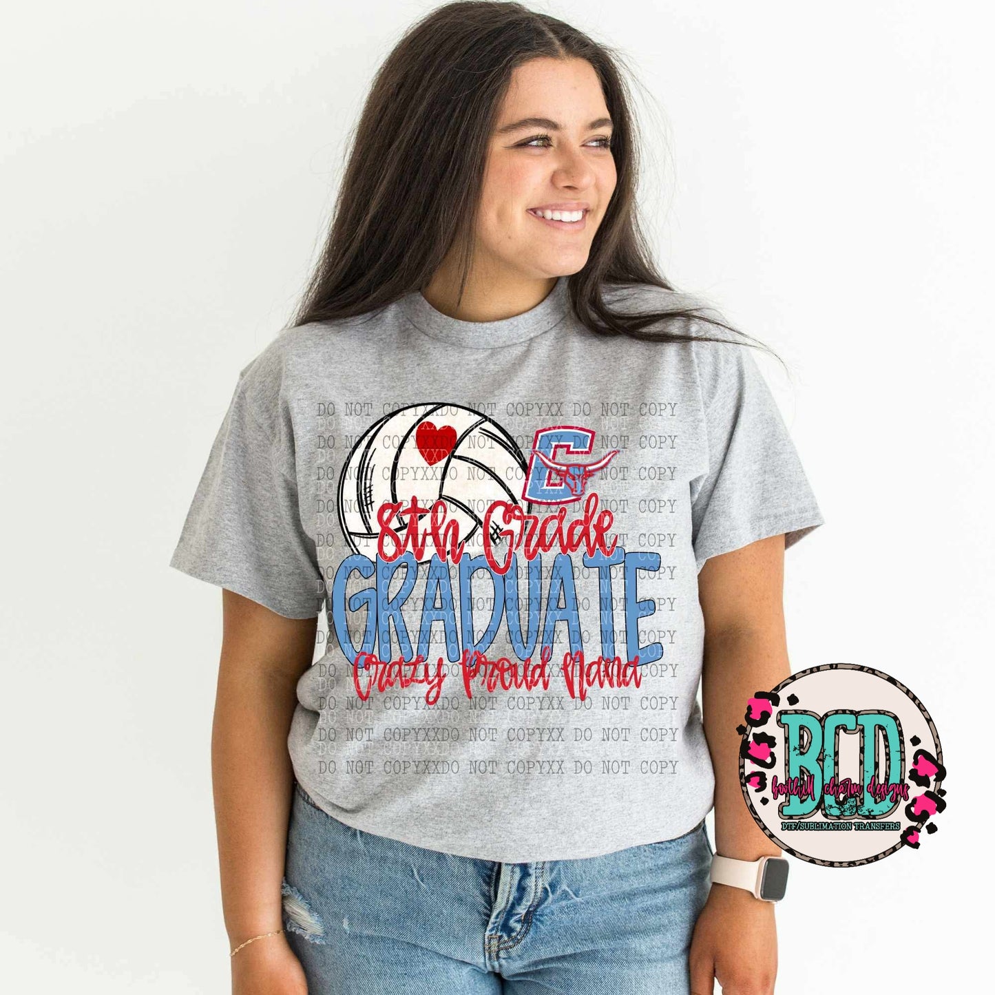 Chisholm 8th Grade Graduation - SHIRT RPD.26. *add what you want on the shirt in note box when ordering if different than picture.