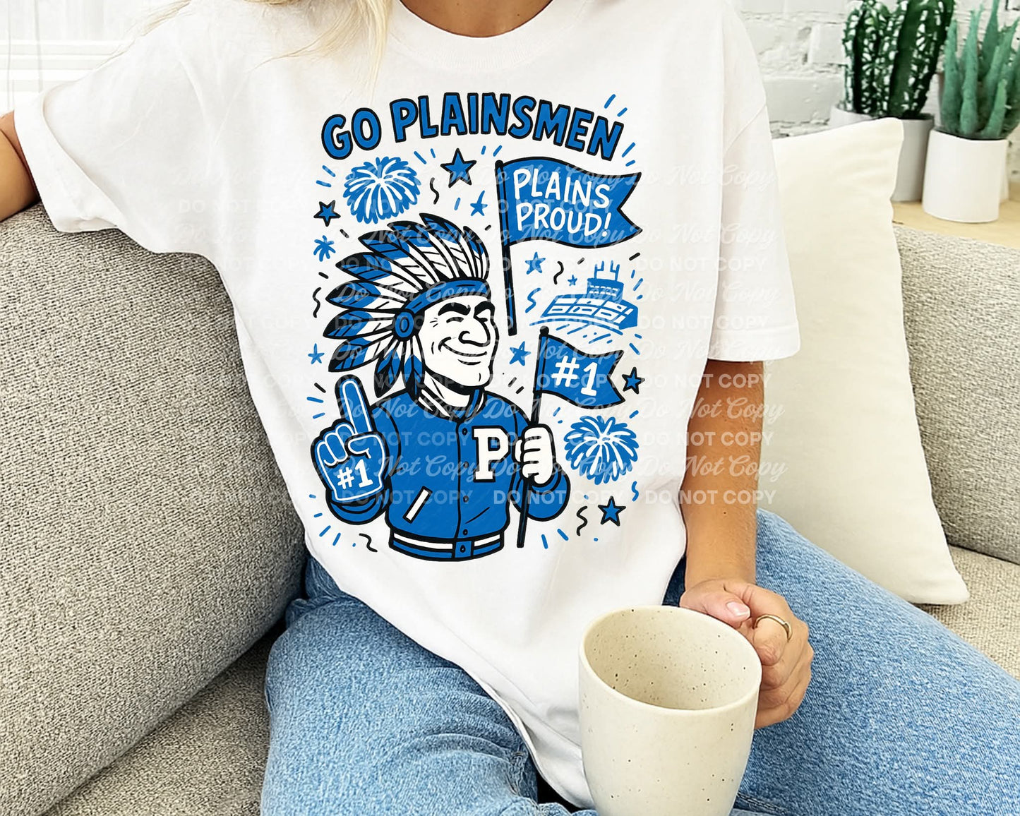 Go Plainsmen - Shirt *comment shirt color in note box