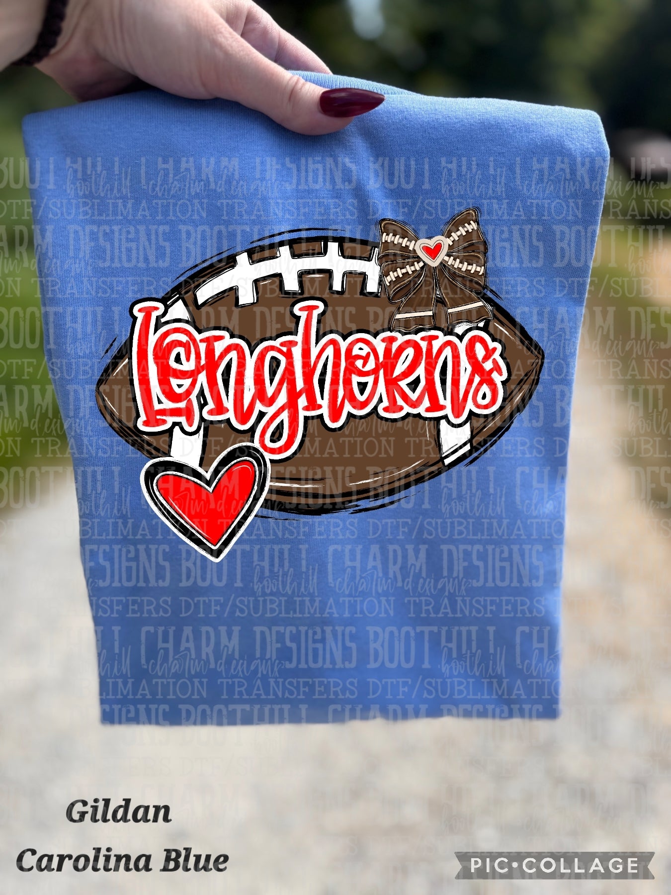 Longhorns Football - Shirt *comment shirt color in note box