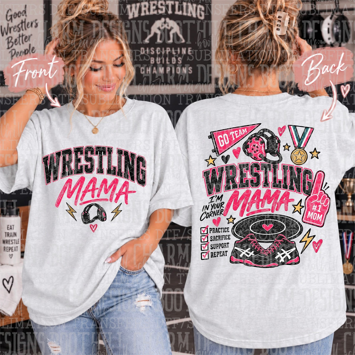 Wrestling Mama - SHIRT SDD.26 *add shirt/team color in note section