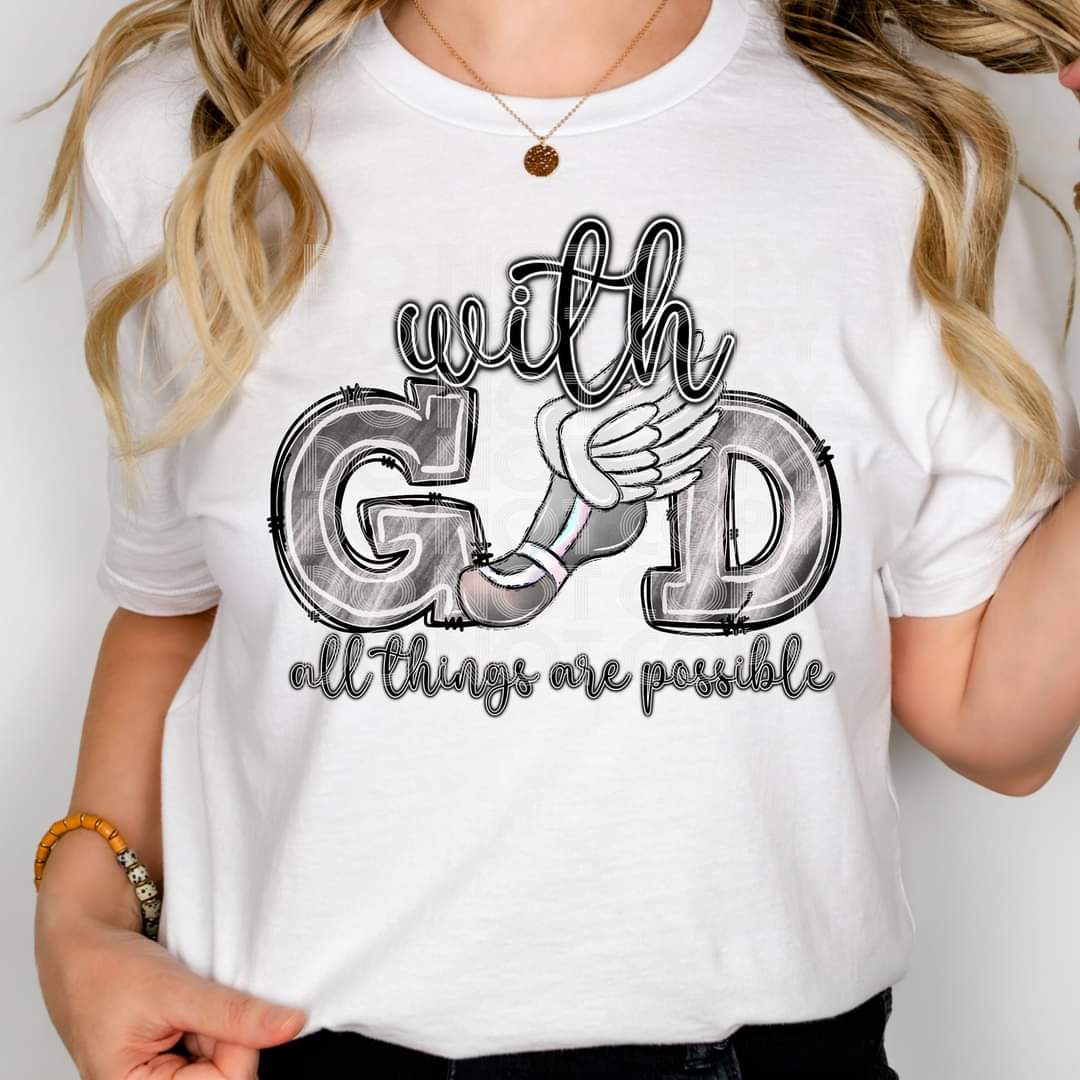 With God All Things Are Possible Track-SHIRT