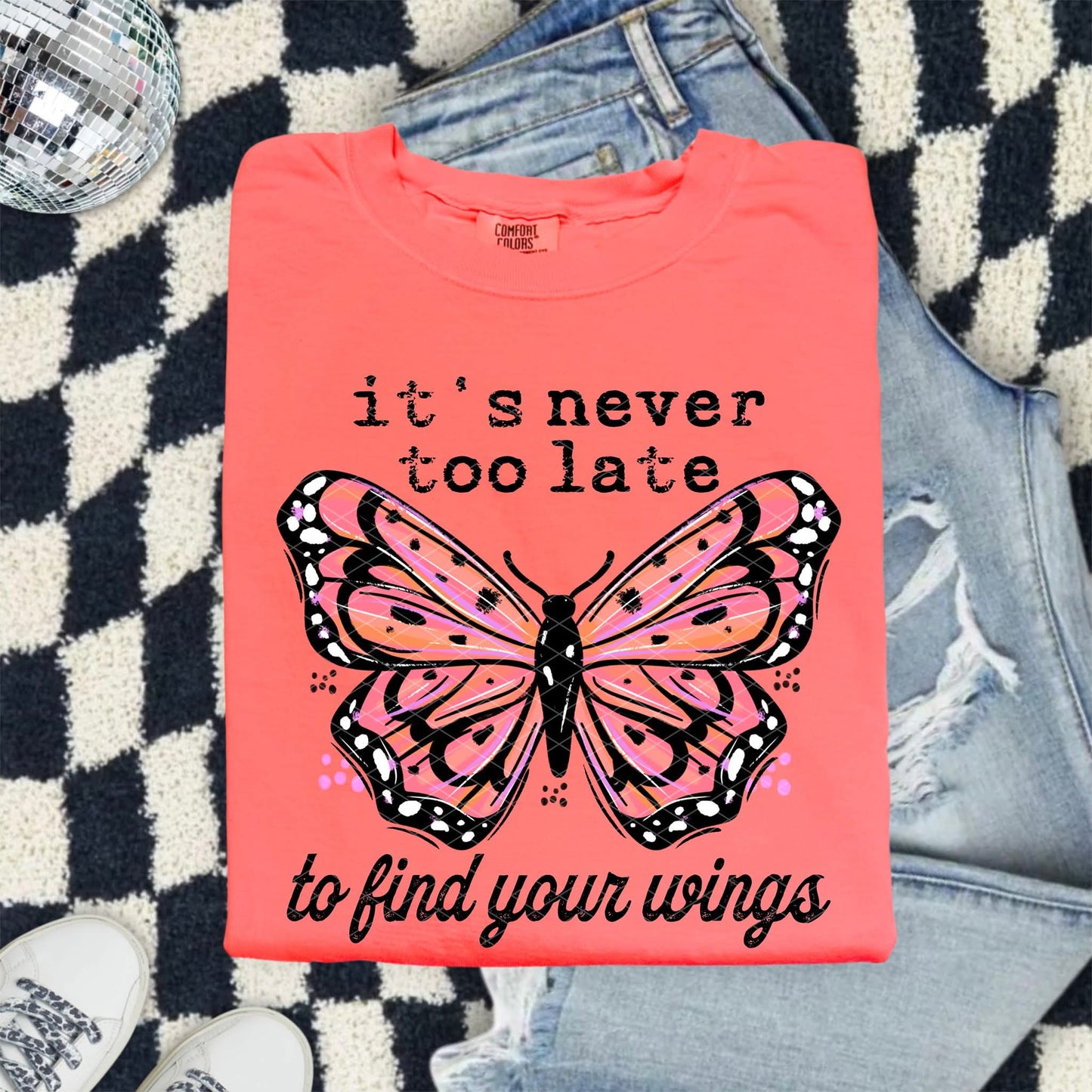 It's Never To Late To Find Your Wings - SHIRT SDD.26 *Add shirt color wanted in note box