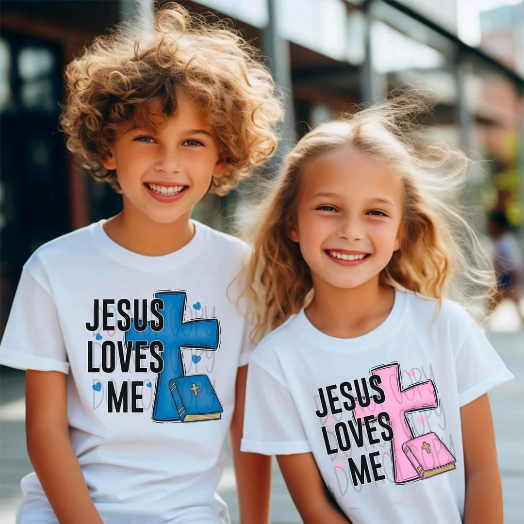 Jesus Loves Me Pink -SHIRT