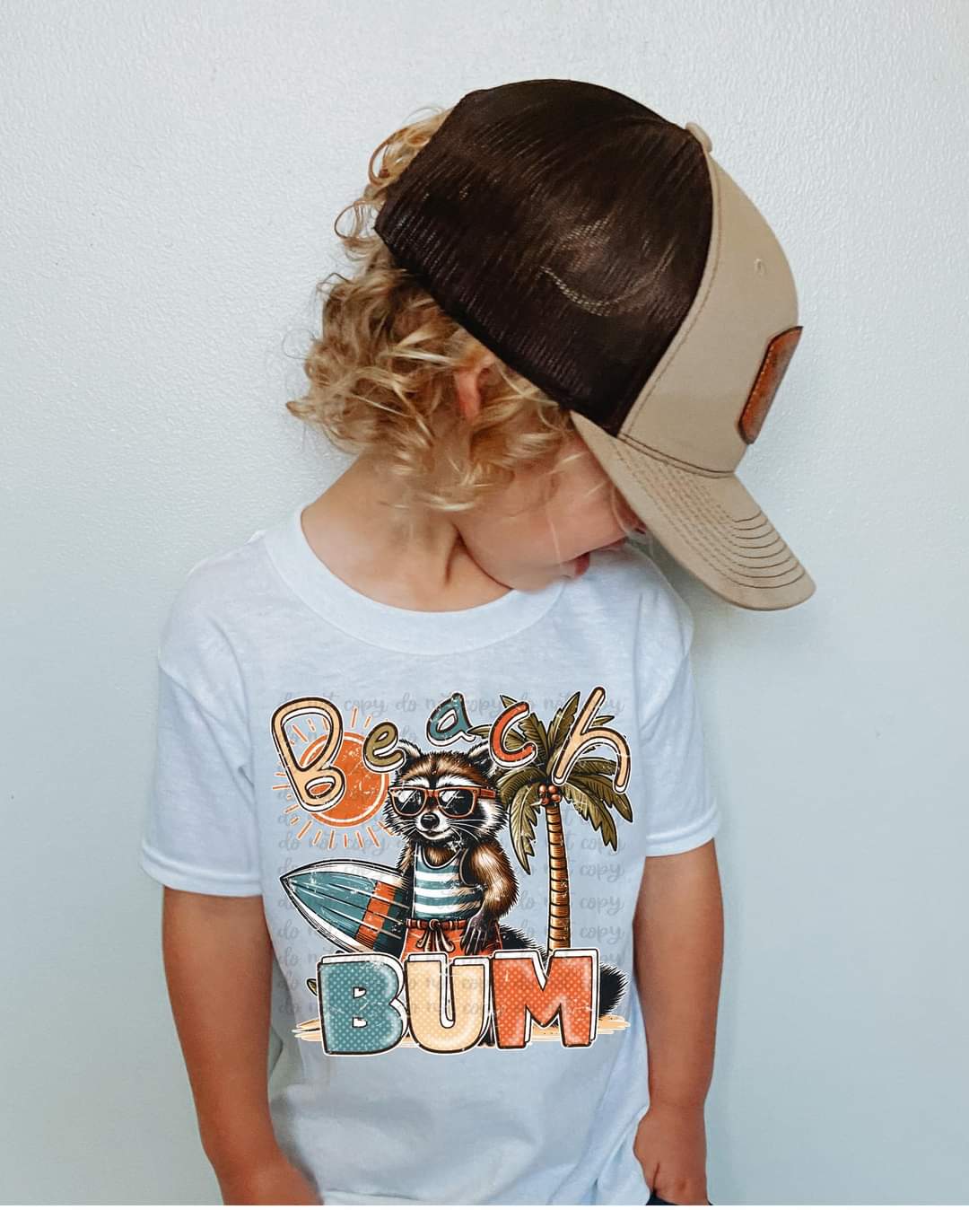 Beach Bum Raccoon - SHIRT