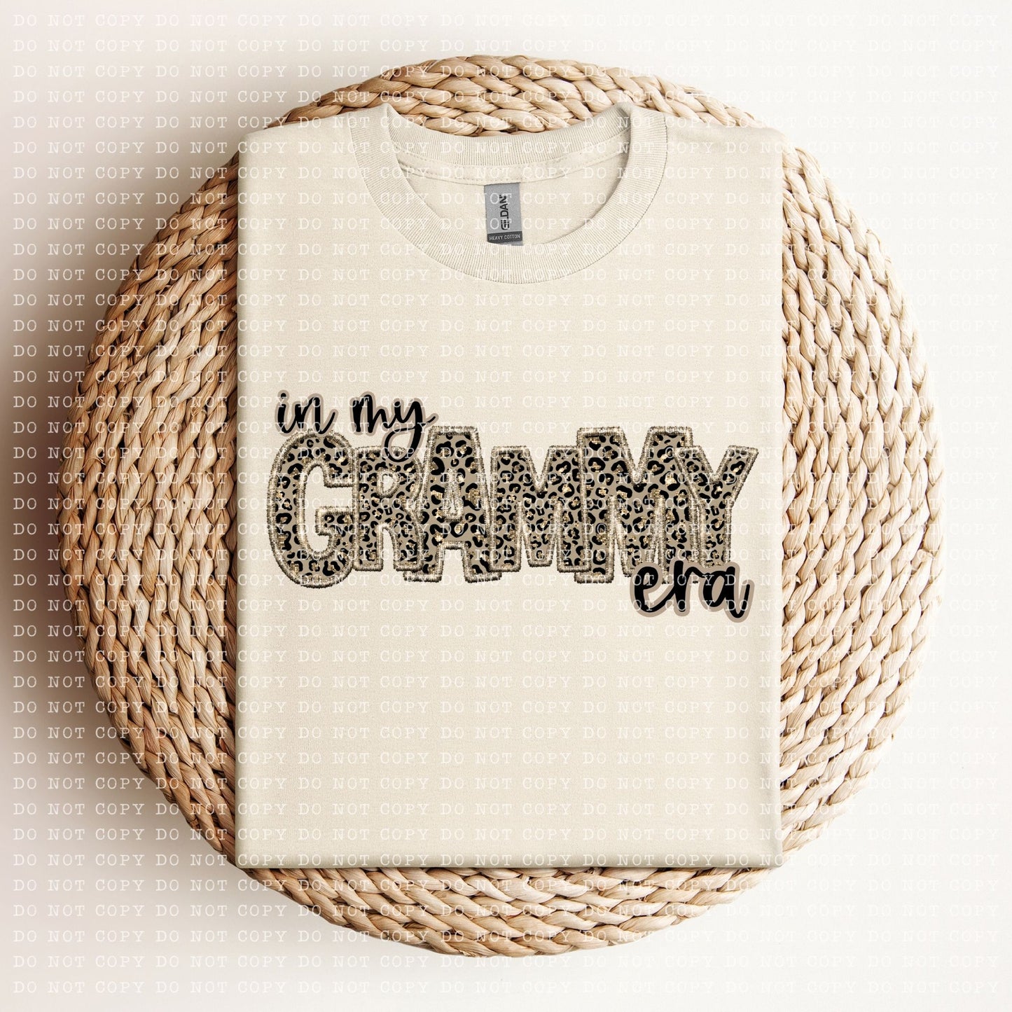 Leopard/Gold Mom & Grandma names - SHIRT ECHT.2023 *comment shirt color 7 name you want in note box
