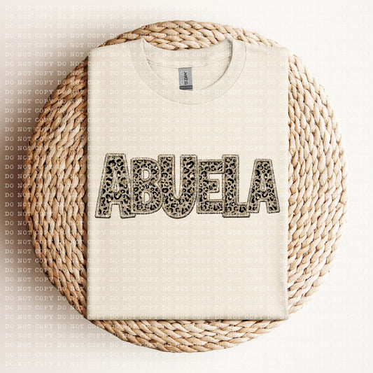 Leopard/Gold Mom & Grandma names - SHIRT ECHT.2023 *comment shirt color 7 name you want in note box