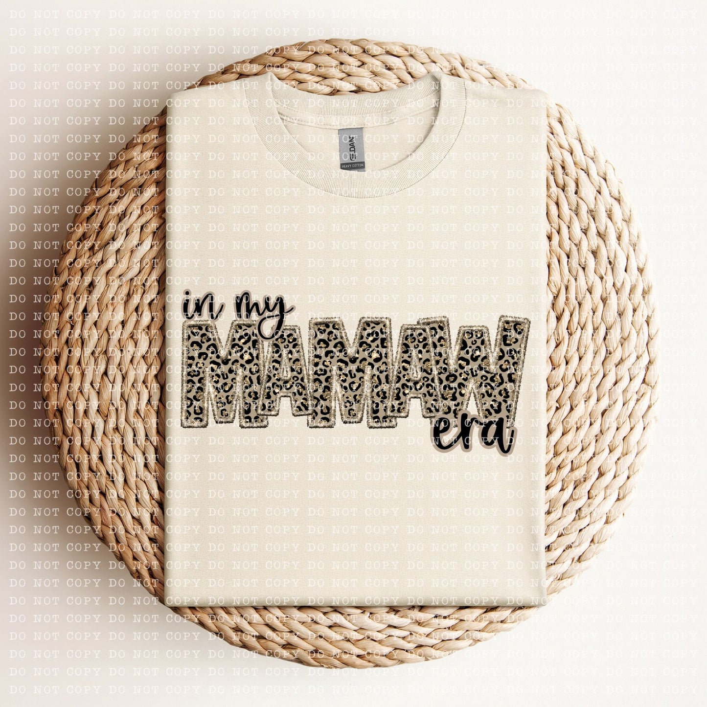 Leopard/Gold Mom & Grandma names - SHIRT ECHT.2023 *comment shirt color 7 name you want in note box
