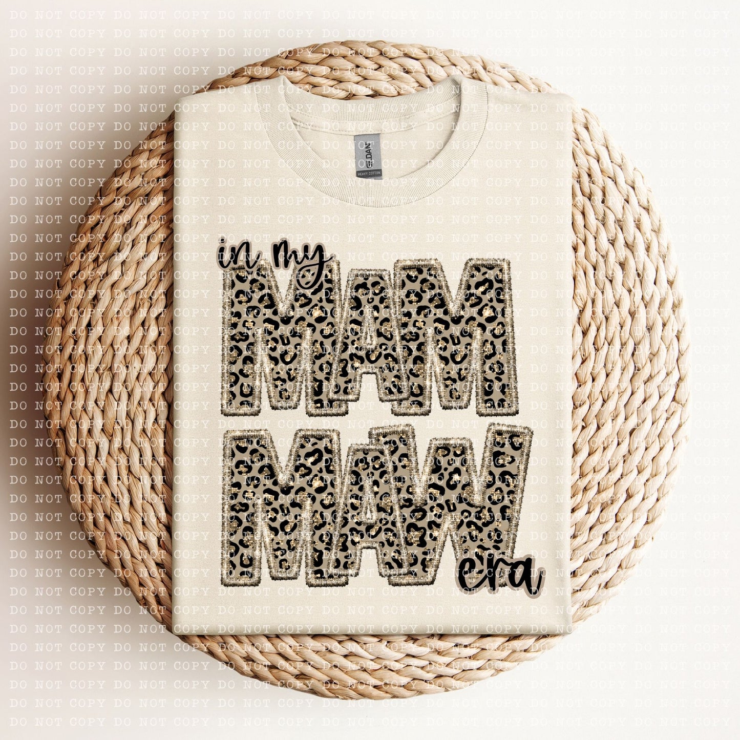 Leopard/Gold Mom & Grandma names - SHIRT ECHT.2023 *comment shirt color 7 name you want in note box