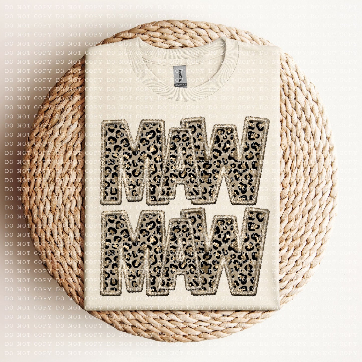 Leopard/Gold Mom & Grandma names - SHIRT ECHT.2023 *comment shirt color 7 name you want in note box