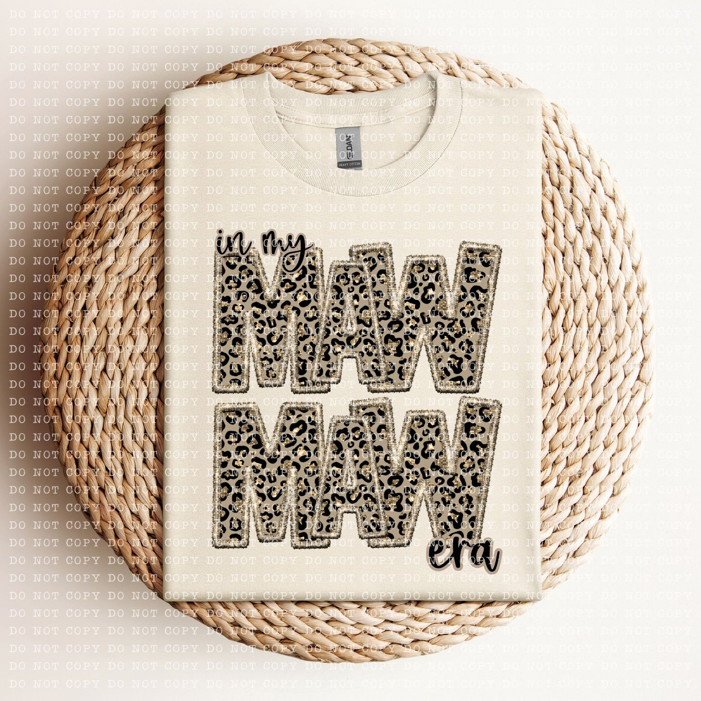 Leopard/Gold Mom & Grandma names - SHIRT ECHT.2023 *comment shirt color 7 name you want in note box