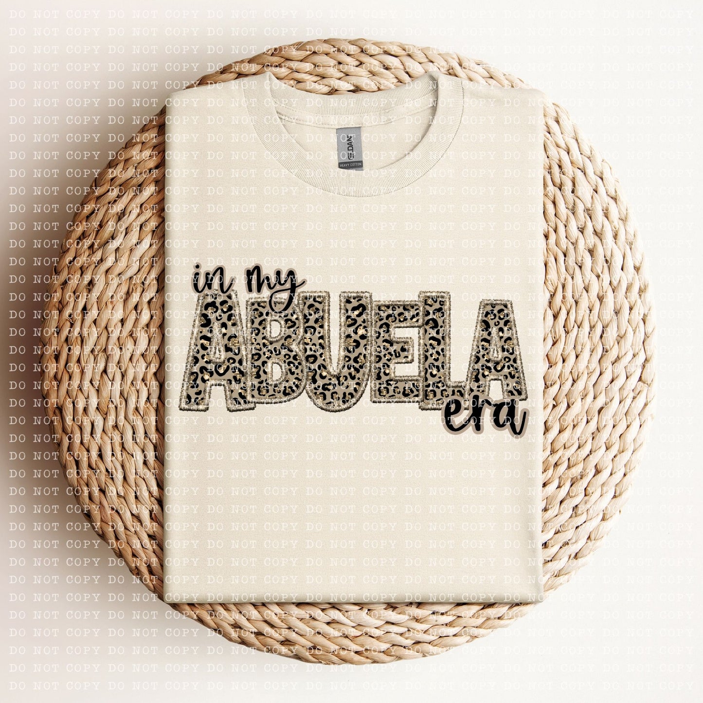 Leopard/Gold Mom & Grandma names - SHIRT ECHT.2023 *comment shirt color 7 name you want in note box