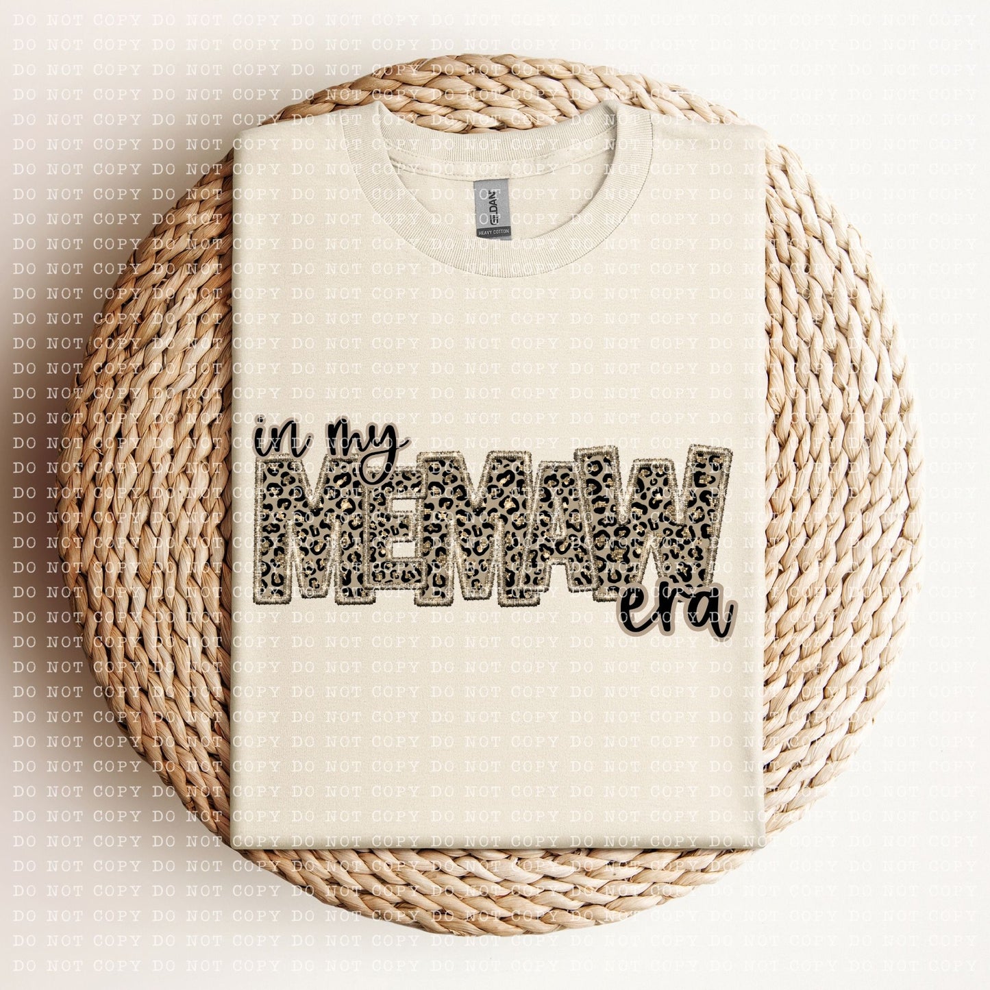 Leopard/Gold Mom & Grandma names - SHIRT ECHT.2023 *comment shirt color 7 name you want in note box