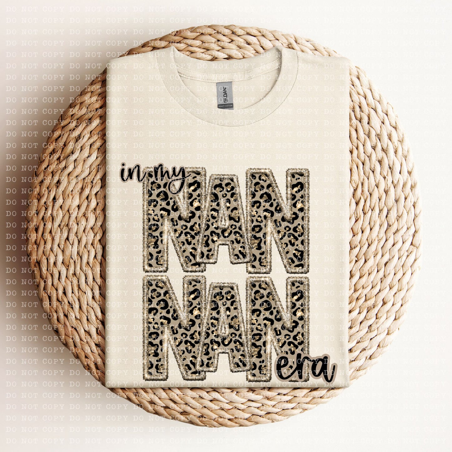 Leopard/Gold Mom & Grandma names - SHIRT ECHT.2023 *comment shirt color 7 name you want in note box