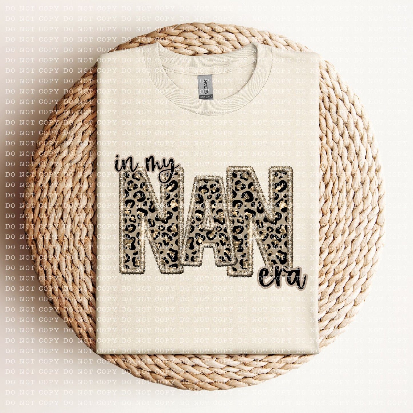 Leopard/Gold Mom & Grandma names - SHIRT ECHT.2023 *comment shirt color 7 name you want in note box