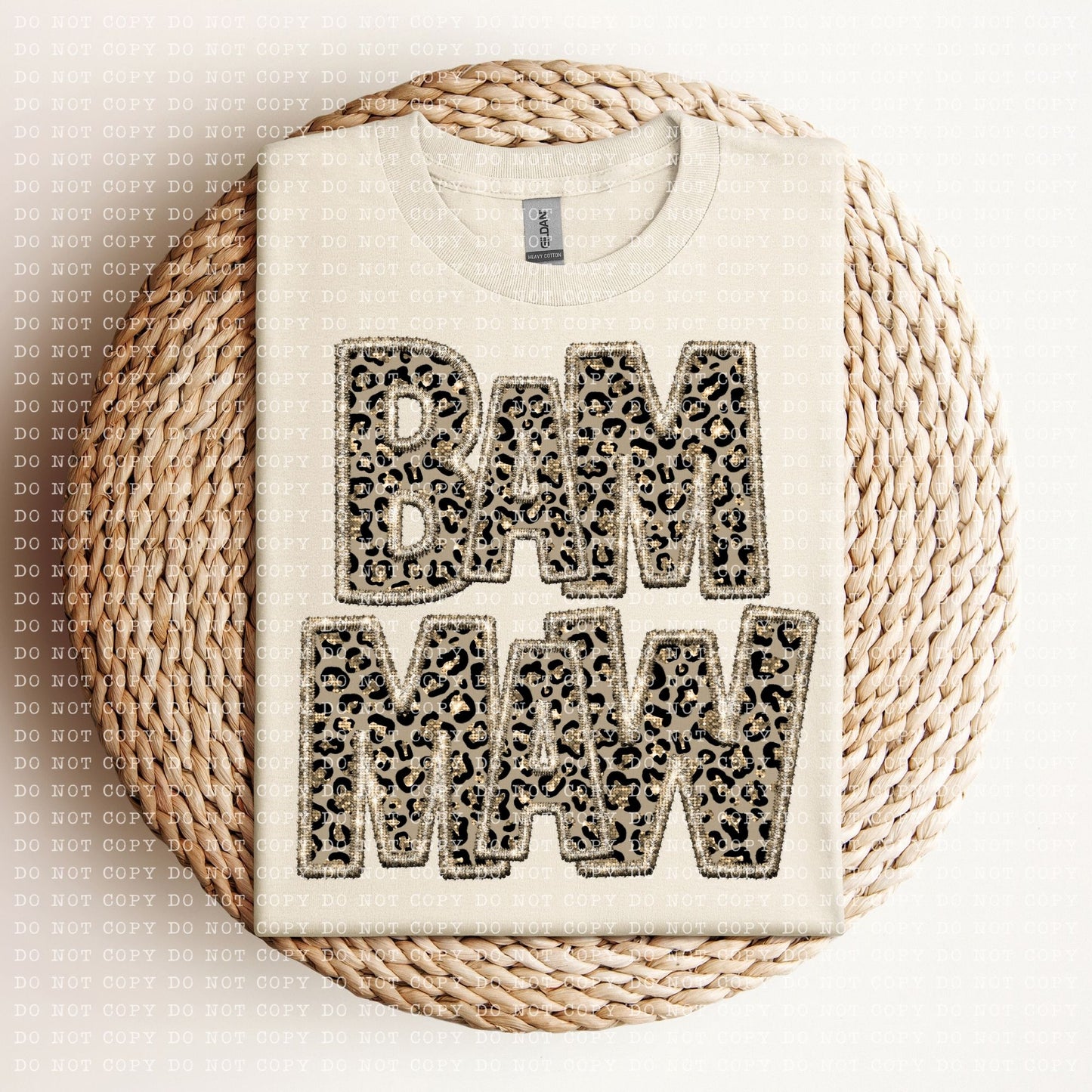 Leopard/Gold Mom & Grandma names - SHIRT ECHT.2023 *comment shirt color 7 name you want in note box