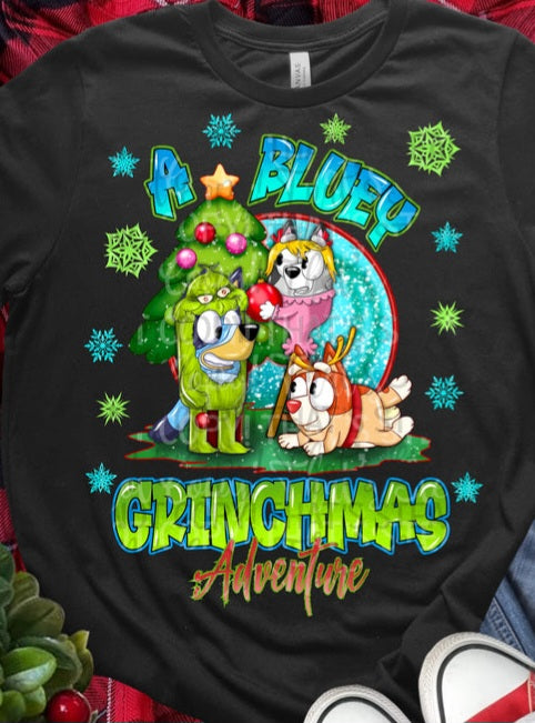 A Blu*y Grinchmas Adventure - SHIRT CAC.24