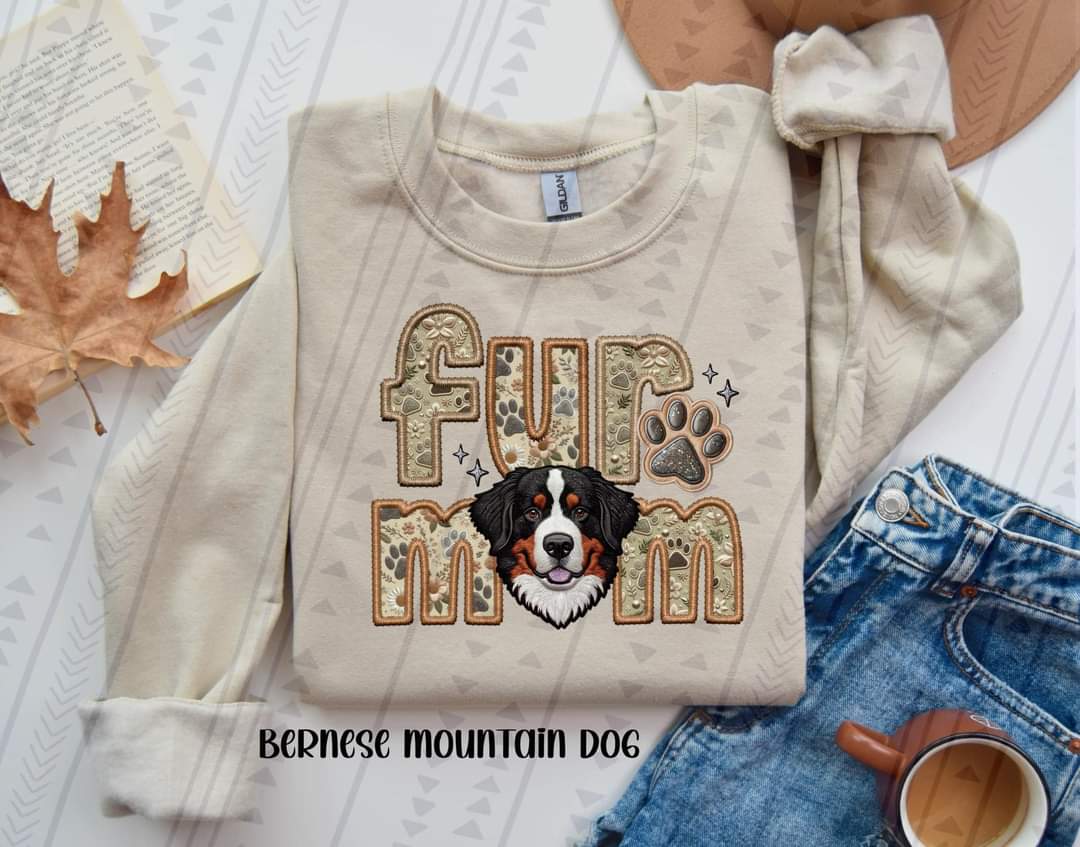 Fur Mom Bernese Mountain Dog-SHIRT