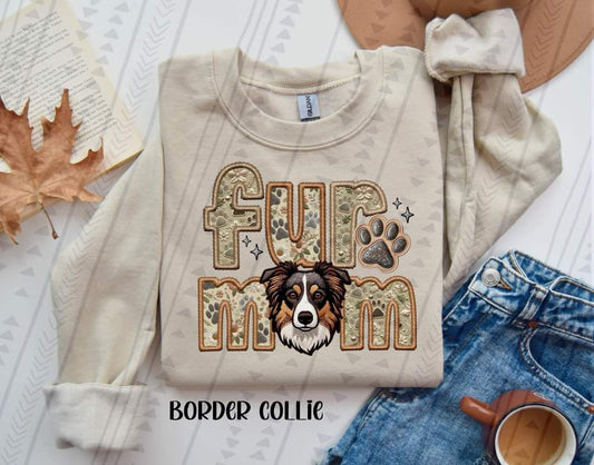 Fur Mom Border Collie Dog-SHIRT