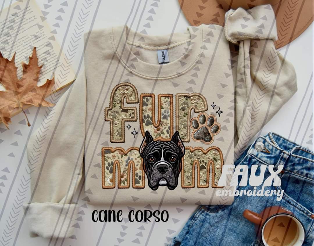 Fur Mom Cane Corso Dog-SHIRT