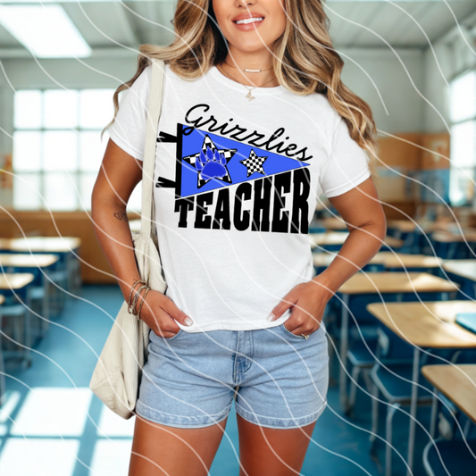 Glenwood Grizzlies Teacher - Shirt *comment shirt color in note box