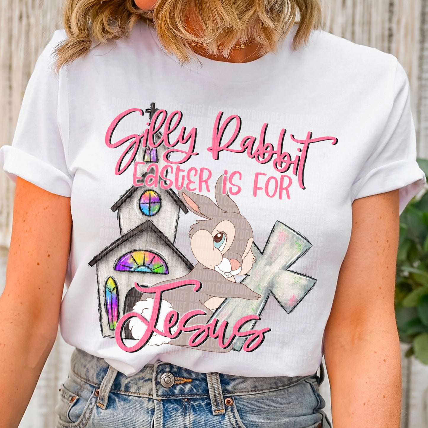 Silly Rabbit Easter Is For Jesus-SHIRT