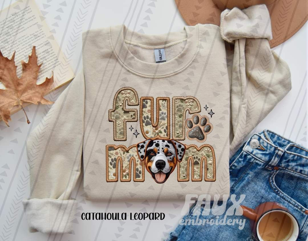 Fur Mom Catahoula Leopard Dog-SHIRT