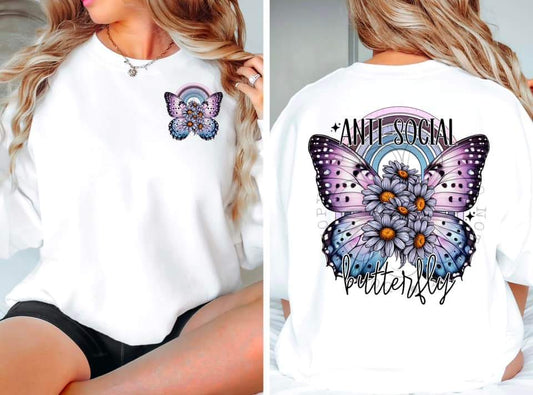 Anti-Social Butterfly-SHIRT