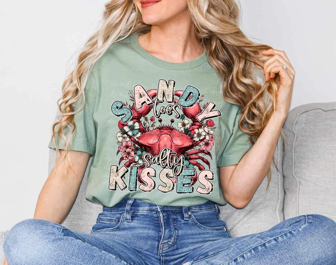 Sandy Toes Salty Kisses Crab - SHIRT