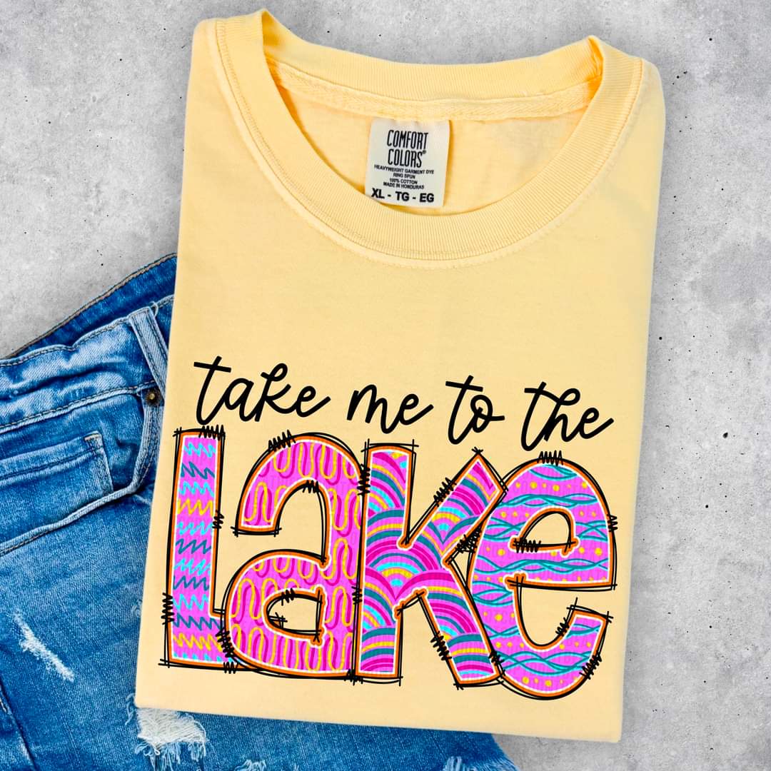 Take Me To The Lake Purple - SHIRT