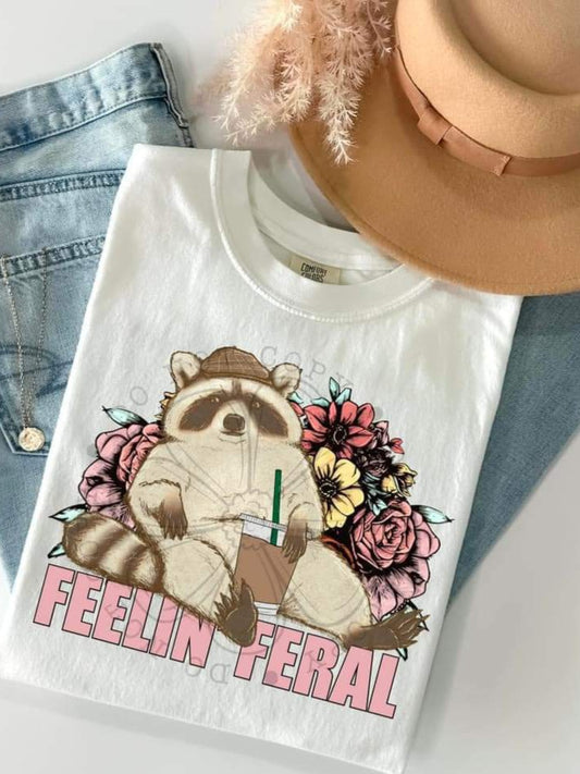 Feeling Feral Racoon - SHIRT FDC