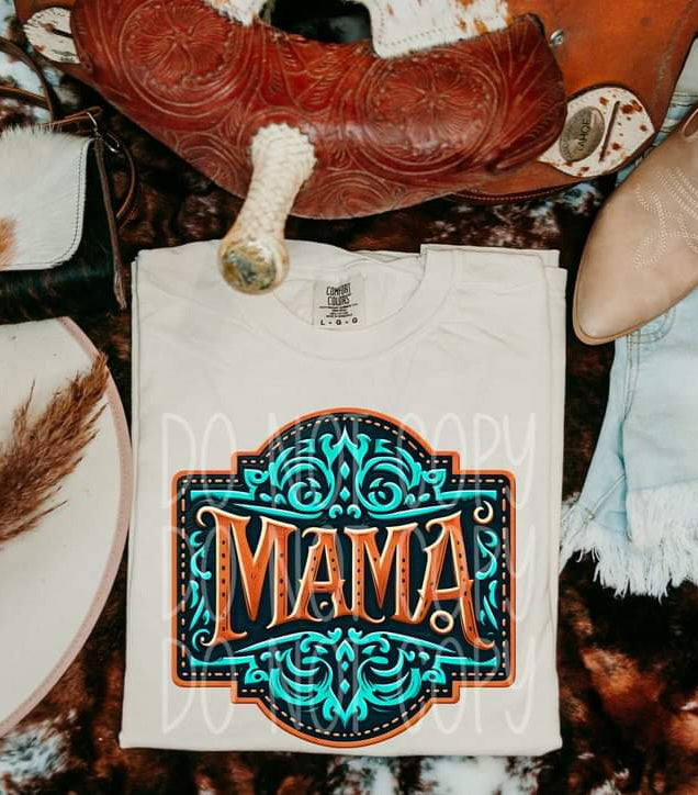 Mama Faux Leather - SHIRT PHD