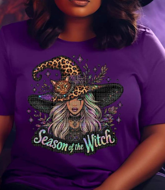 Season of the Witch Faux Embroidery - SHIRT SDD