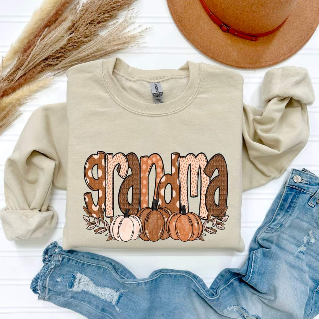 Fall Pumpkin Mom, Aunt, Grandma etc.- SHIRT SDD *indicate in note section which name