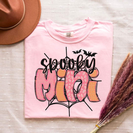 Spooky Mini Pink & Orange - KIDS SHIRT SDD