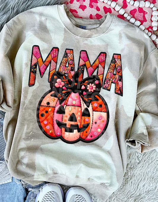 Patch Work Pumpkin Mama - SHIRT PHD