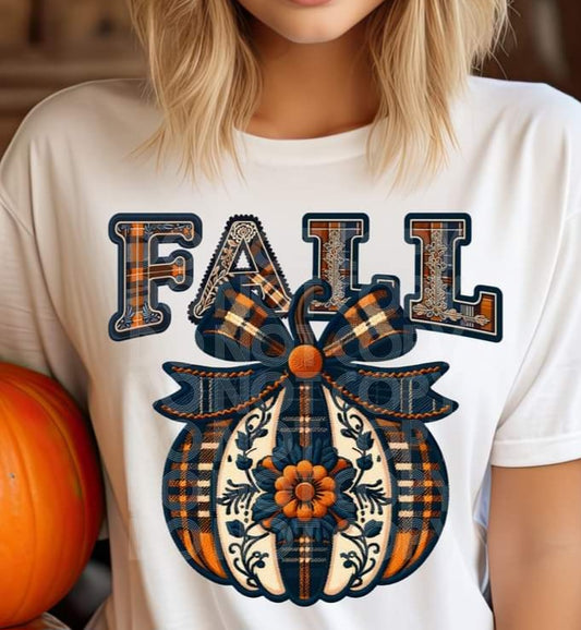 Fall Plaid Pumpkin - SHIRT PHD