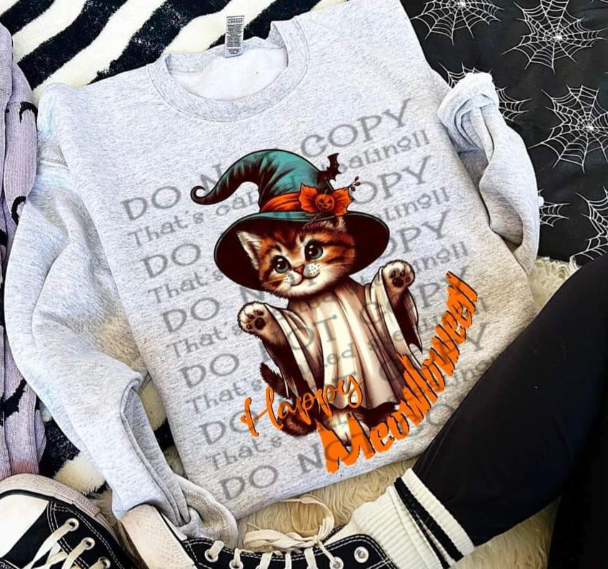 Happy Meowloween - SHIRT WSD