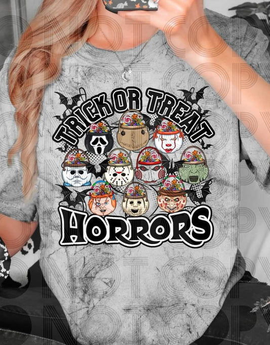 Trick or Treat Horrors Pails - SHIRT RHD *indicate in note section which design needed