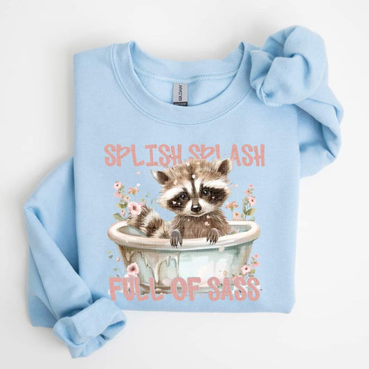 Splish Splash Full of Sass Raccoon - SHIRT SDD