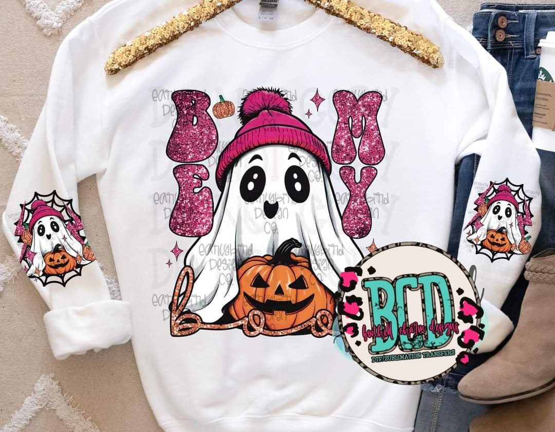 Be My Boo Ghost & Pumpkin - SHIRT EB.D.C