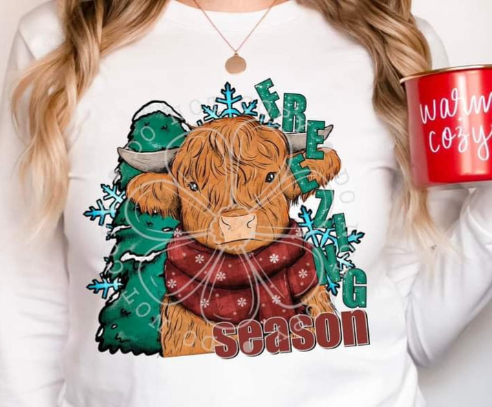 Freezing Season Cow - SHIRT FDC