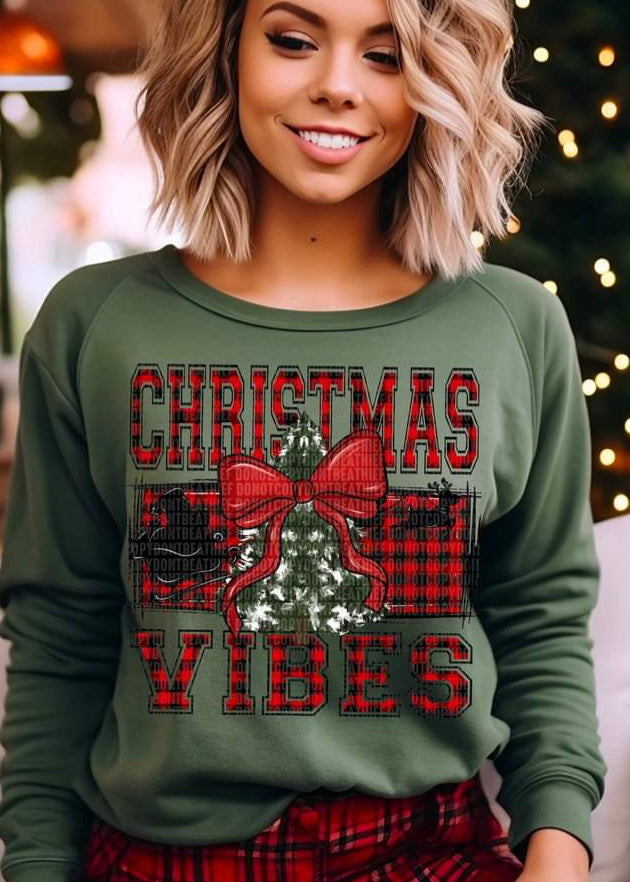 Christmas Vibes Santa & Tree - SHIRT SDD.24