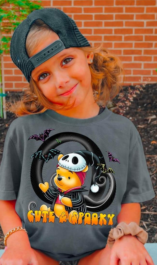 Cute & Spooky Po*h, Tig*er, Pigl*t, Eey*re - KIDS SHIRT DDD.24 *Indicate in note section which design needed