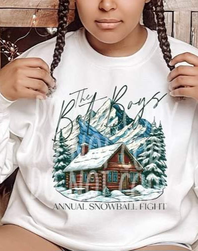 The Bat Boys Annual Snowball Fight Bookish - SHIRT PHD.24