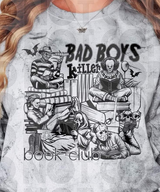 Bad Boys Killer Book Club Horror Characters - SHIRT RHD.24