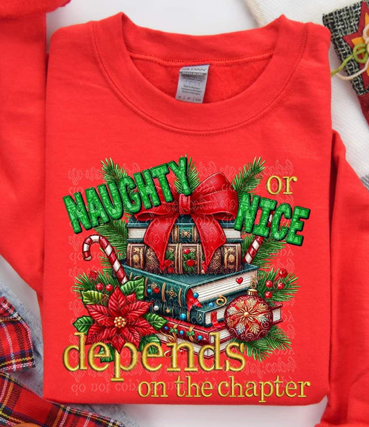 Naughty or Nice Depends on The Chapter - SHIRT TDT.24