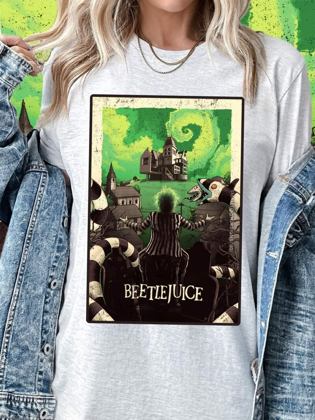 Beetle Juice Poster Design - SHIRT SM.T.D24