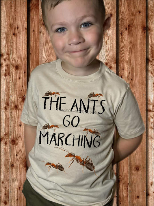 The Ants Go Marching Miss Rach*el - KIDS SHIRT SM.T.D24